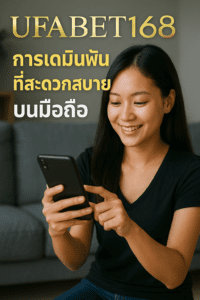 UFABET168: การเดิมพันที่สะดวกสบายบนมือถือ