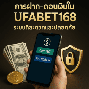 การฝาก-ถอนเงินใน UFABET168: ระบบที่สะดวกและปลอดภัย