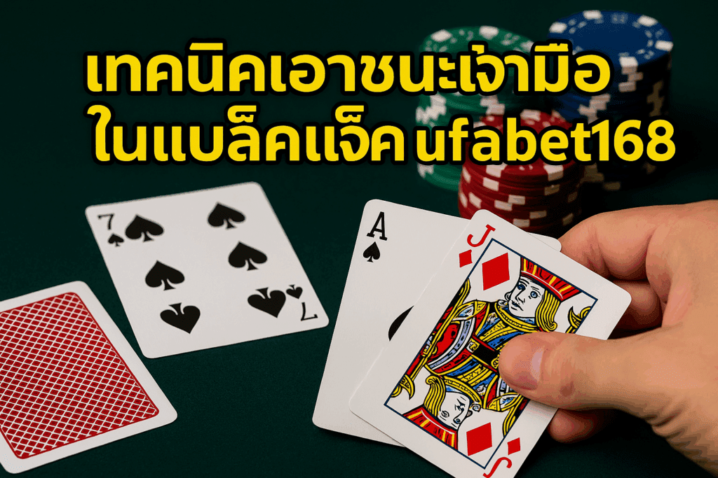 🃏 เทคนิคเอาชนะเจ้ามือในแบล็คแจ็ค ufabet168
